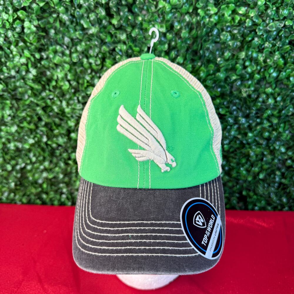Top of the World North Texas Mean Green Offroad Adjustable Snapback Hat